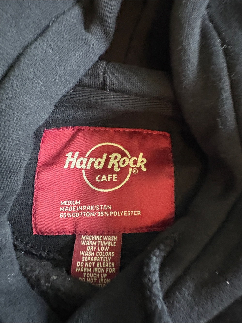 Hard Rock Cafe Chicago Black Crewneck Sweatshirt with Yellow & Red Logo - Picture 2 of 2